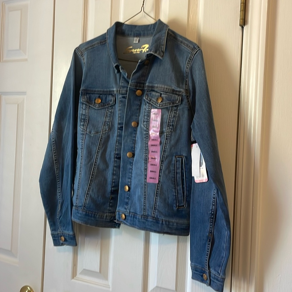 Seven7 Denim jacket, Size: Small/CH